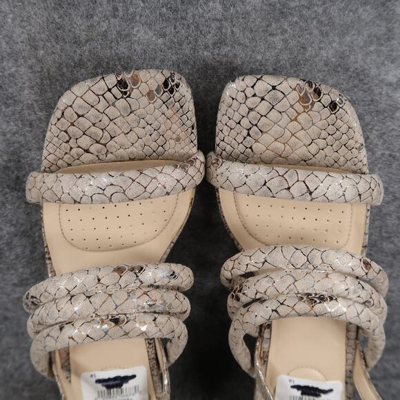 Kenneth Cole Reaction Shoes Womens 6 Fashion Dress Sandals Heels Strappy Taupe - Picture 7 of 10